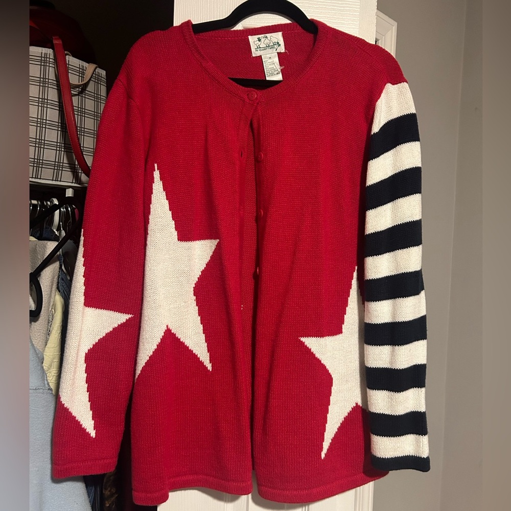 Vintage stars and stripes cardigan